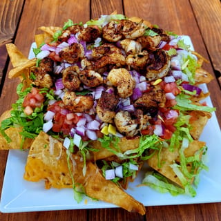 Nachos with Shrimp