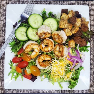 House Salad w/Shrimp
