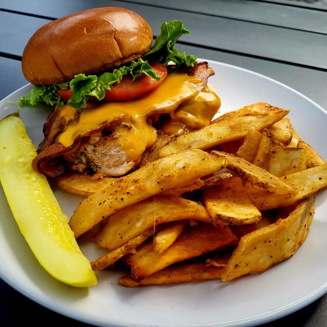 Tuesday's Gold Rush Chicken & Fries.