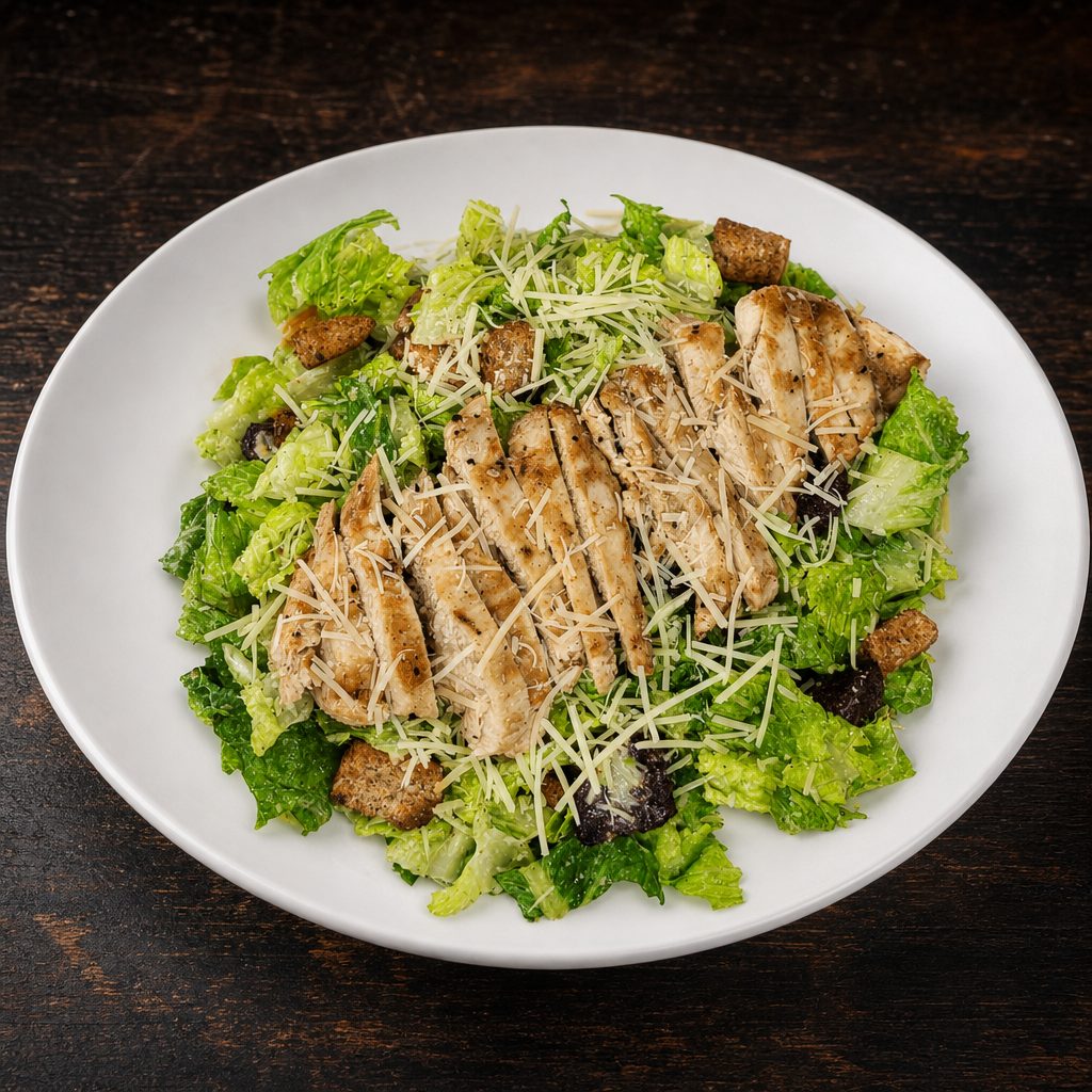 Caesar Salad w/Chicken.