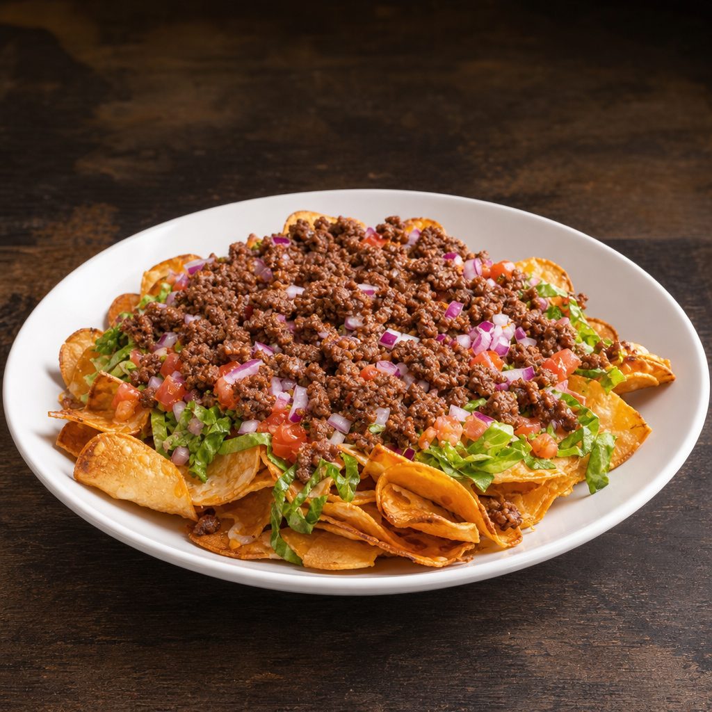 Nachos with Beef.