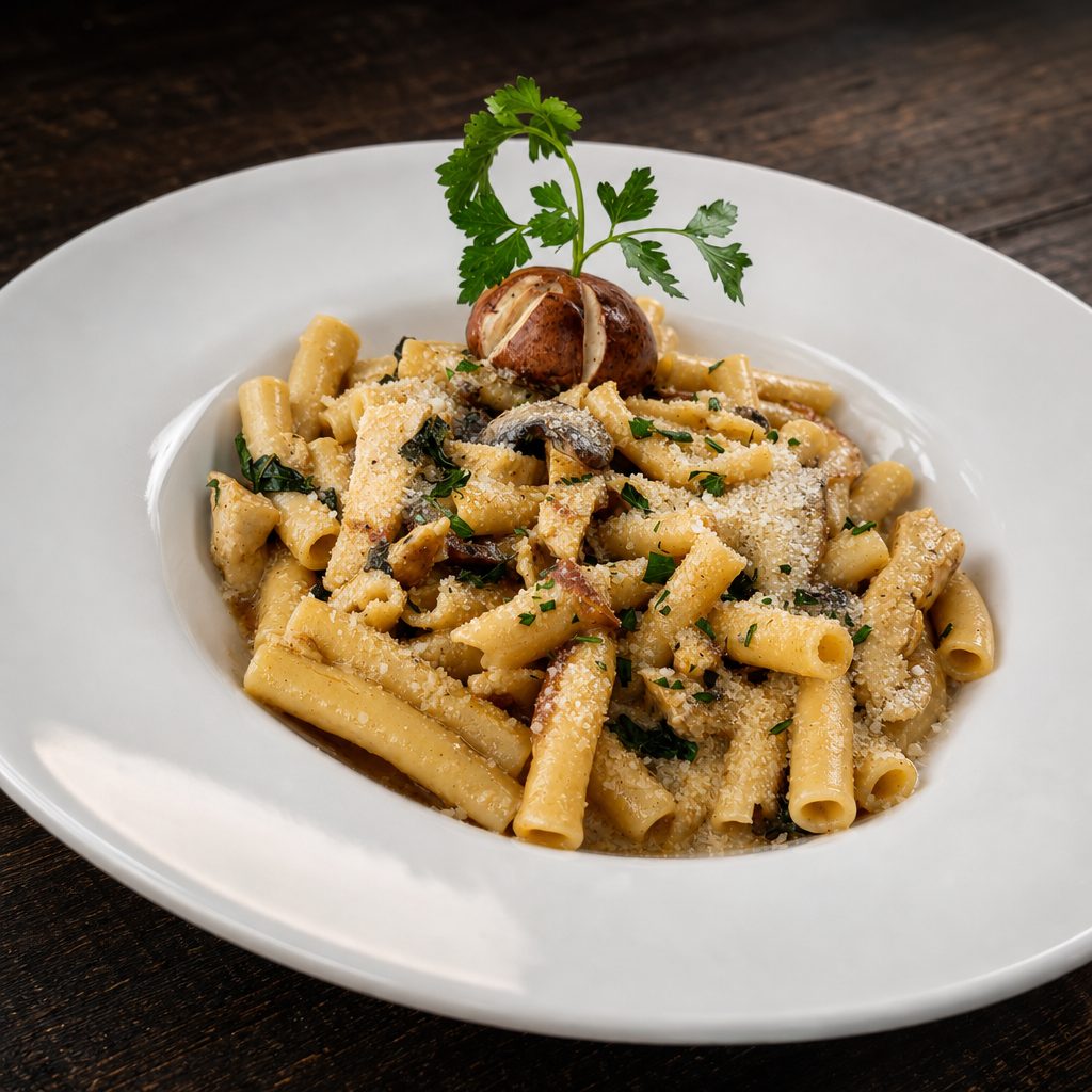 Creamy Chicken Pasta.