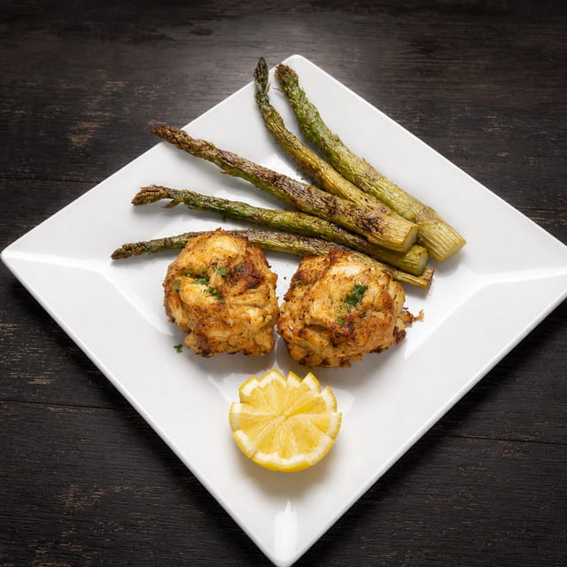 Crab Cake Dinner.
