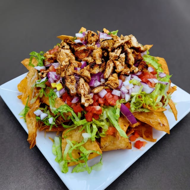 Nachos with Chicken.