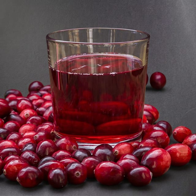 Cranberry Juice.