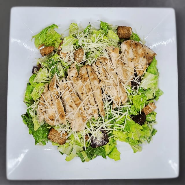Caesar Salad w/Chicken.