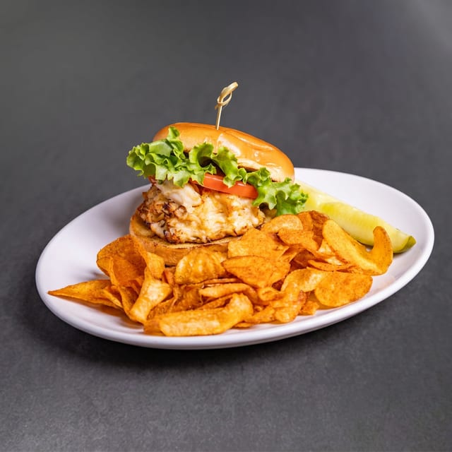 Crab Cake Sandwich.