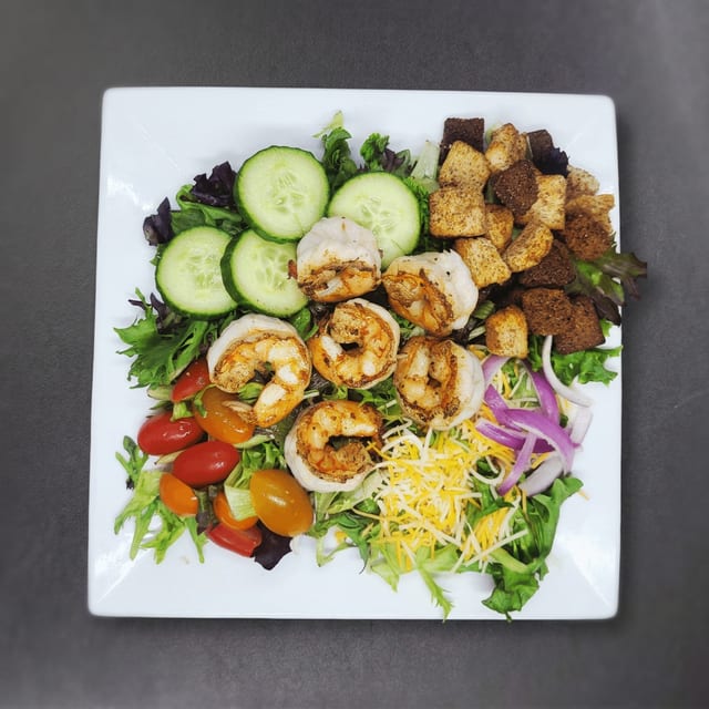 House Salad w/Shrimp.