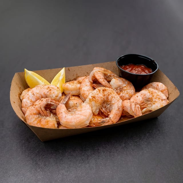 Steamed Shrimp.